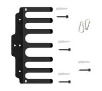 Support Vertical pour Barre - Support Mural à 7 Crochets pour Rangement de Barres,Rack De Gym Pour Haltères,pour Barre, Kettlebell, Haltères, Maison, Garage et Fitness