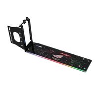 Support vertical pour carte graphique PCIe - Support vertical pour boîtier - Base avec LED 5 V ARGB