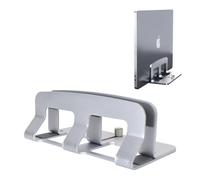 Support Vertical pour Ordinateur Portable en Aluminium Réglable, Support PC Portable en Aluminium Réglable Bureau Laptop Stand, Compatible avec MacBook Pro Air MateBook Chromebook Surface Dell iPad