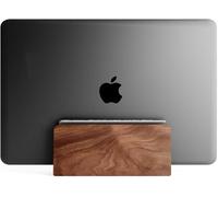 Support Vertical Pour Ordinateur Portable En Bois De Noyer De Qualité Supérieure Pour Macbook (Bois De Noyer, Emplacement Unique Réglable)