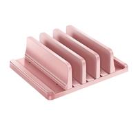 Support vertical pour ordinateur portable pour bureau, économiseur d'espace, support réglable pour ordinateur portable