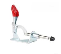 Support vertical pour pince à bascule GH-301-AL 90 kg performance antidérapante avec couvercle pour poignée et piston de 30 mm pour fixation en tôle