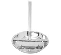 Support Vertical pour Poulet Rôti en Acier Inoxydable Argenté