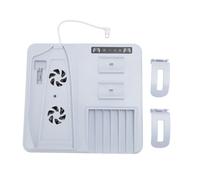 Support vertical pour PS5 Slim, station de refroidissement avec ventilateur turbo numérique, vitesses de ventilation réglables, charge rapide des