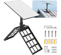 Support VEVOR Starlink Gen 3, 900x200x380 mm, support de toit réglable de 45° à 135°, avec kit d'accessoires de montage, adaptateur robuste en acier, tube de connexion de 250 mm, compatible avec Gen 3