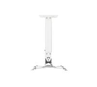 ONKRON Support pour Videoprojecteur & Retroprojecteur de 10 kg, Plafond Telescopique Universel - Bras Long/Supports pour Vidéoprojecteurs K5A-W Blanc