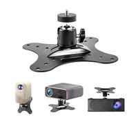 Support Videoprojecteur, Support Projecteur, Support Mural Videoprojecteur Réglable à 360°, Pied Projecteur Convient pour Les Home Cinémas, Les Salles De Jeux Vidéo et Les Bureaux, Métallique