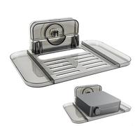 Support Videoprojecteur, Support Videoprojecteur Plafond, Trepied Videoprojecteur sans percussion à ventouse 3kg, Support Mural pour Petit Projecteur Routeur Caméra, avec Gestion de Câble, 26x20x8.2cm