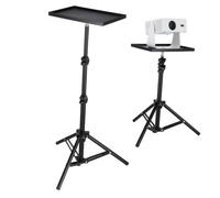 Support Videoprojecteur sur Pied Trépied Réglable avec Plateau Noir