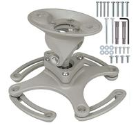 SUPPORT VIDEOPROJECTEUR - TECTAKE - Support plafond universel pour vidéoprojecteurs - Aluminium - Gris