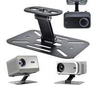 Support VideoprojecteurdeBureau,Supportdeprojecteur,Supportpourprojecteur de Table,Support de projecteur de Bureau,Pliable, de bureau, mural, plafonnier, pour installation de projecteur (noir)