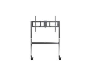 Support ViewSonic VB-STND-009 Trolley avec roulettes compatible LFD 55 au 105 Réglable en hauteur.Roues silencieuses à 360° avec freins à dégagement rapide
