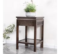 Support Vintage Pour Aquarium, Support En Bois Massif Pour Aquarium À Tortues, Sculptures Raffinées, Avec Tiroirs Et Étagères Inférieures(70x45x100cm/27.6x17.7x39.4in)