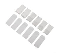Support Vinyle Mural Acrylique 12Pcs Transparent(Transparent) | Acrylique transparent pour robuste, finition lisse, invisible mur, pour idéal salon pour chambre bureau