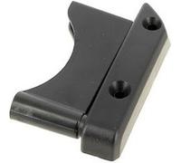 Support visiere gauche 4055026530 pour Hotte Electrolux Noir