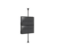 Support sol-plafond pour 4 écrans TV back to back 32'' - 75'' - Hauteur max 240cm