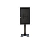 support vitrine 033-1003K4 à poser, avec caisson portrait 55'' - Vesa 400x400 max