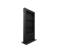 support vitrine KIMEX 161-4900V Structure totem écran 49 Noir G
