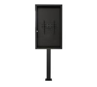 Support vitrine à visser, avec caisson portrait 55'' - Vesa 400x400 max