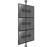 Support sol-plafond inclinable pour 3 écrans TV 32'' - 75''
