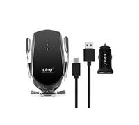 Support Voiture 3 en 1 pour Smartphone Chargeur Induction 15W Rotatif 360 LinQ