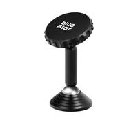Support Voiture Aimanté Rotatif 360° Adhésif Fixation Tableau de Bord Blue Star Noir