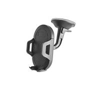 Support Voiture Ajustable pour Smartphone 2 en 1 sur Pare-brise WOW Noir