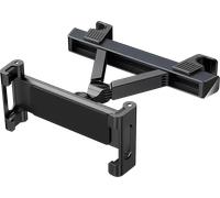 Support Voiture Appui-tête Extensible pour Tablette et Smartphone Noir