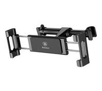 Support voiture appui-tête pour smartphones et tablettes 47'' à 129'' Baseus Noir, Noir G