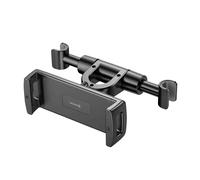 Support Voiture avec Appui-Tête pour Smartphone et Tablettes de 12 à 25.5cm Swissten Noir