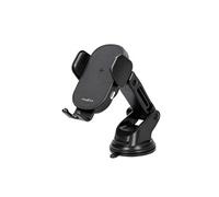 Support voiture Charge Sans Fil Qi 15W pour Smartphones Noir