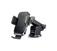 Support Voiture Chargeur Sans Fil Fixation Ventouse Grille d'aération Noir