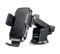 Support Voiture Chargeur Sans Fil Fixation Ventouse Grille d'aération Noir