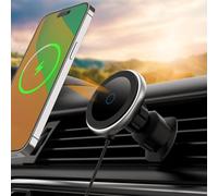Support Voiture Chargeur sans Fil Magnétique Charge Mag-Safe 15W Voiture pour iPhone 15/14/13/12 Pro/Max/Plus/Mini