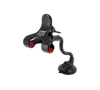 Support Voiture Fixation Ventouse Ajustable Rotatif 360 Bras Flexible LinQ Noir