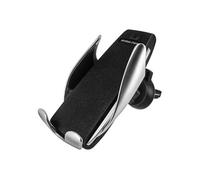 Support Voiture Grille d'aération Chargeur Qi 7.5W 10W Auto-ajustable Noir