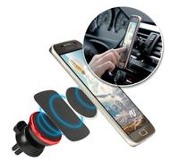 Support Voiture Magnétique, Urcover Support Téléphone Voiture Universel [à Grille d'aération] Rouge pour Smartphone Mini- Tablet,