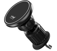 Support Voiture MagSafe 15W Fixation Grille d'aération Noir