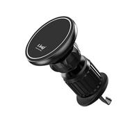 Support Voiture MagSafe 15W Fixation Grille d'aération Noir