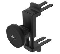 Support Voiture MagSafe 15W Fixation Grille d'aération Ronde Noir