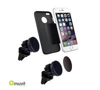 Muvit - Support Magnétique Pour Téléphone Portable - Noir