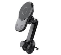 Support Voiture Pare-brise + Ventilation 2 en 1 MagSafe Maintien magnétique Noir Bigben
