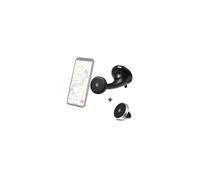 Support Voiture Pare-brise + Ventilation 2 en 1 Maintien magnétique Noir