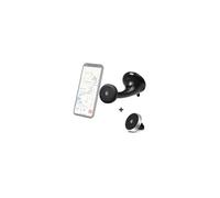 Support Voiture Pare-brise + Ventilation 2 en 1 Maintien magnétique Noir