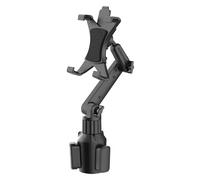 Support Voiture Porte-Gobelet pour Tablette 12.5 à 20 cm Rotatif 360° et 180°