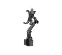 Support Voiture Porte-Gobelet pour Tablette 12.5 à 20 cm Rotatif 360° et 180°