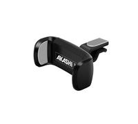 Akashi Support Voiture Smartphone Fixation Grille d'aération Rotatif à 360° Noir