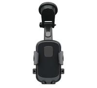 Support Voiture pour Pare-brise et Tableau de Bord avec Bras Télescopique, Noir