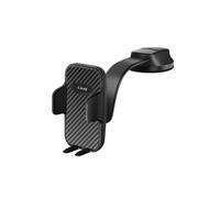Support Voiture pour Smartphone Pinces Ajustables Fixation Ventouse Noir