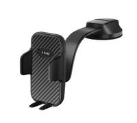 Support Voiture pour Smartphone Pinces Ajustables Fixation Ventouse Noir